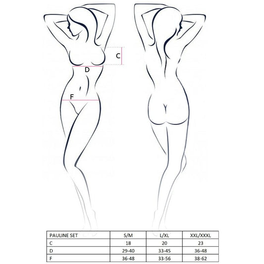 PASSIE - VROUW PAULINE SET 3 PIEZAS TALLA L/XL