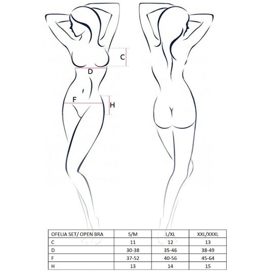 PASSIE - VROUW OFELIA SET TALLA S/M