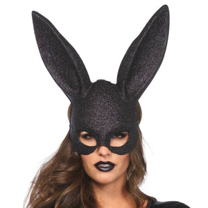 Masque lapin de mascarade pailleté