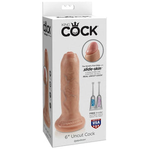 King Cock 6in. Uncut - Flesh