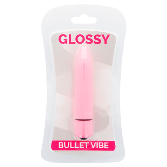 GLOSSY - THIN PINK VIBRADOR