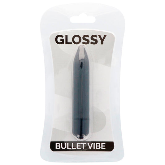 GLOSSY - THIN BLACK VIBRADOR