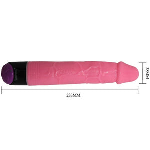 Baile – Vibrateur réaliste sexe coloré rose 23 cm