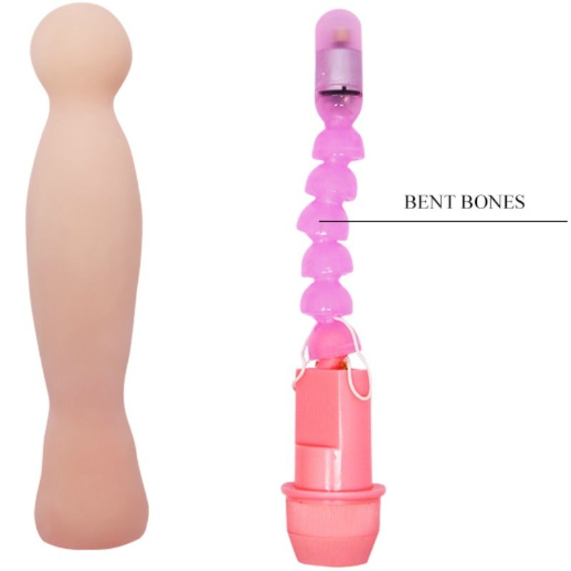 BAILE - FLEXI VIBE SENSUELE RUGGENGRAAT VIBRADOR 22 CM