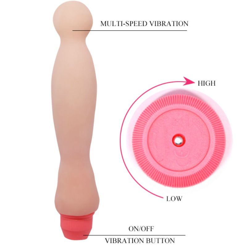 BAILE - FLEXI VIBE SENSUELE RUGGENGRAAT VIBRADOR 22 CM