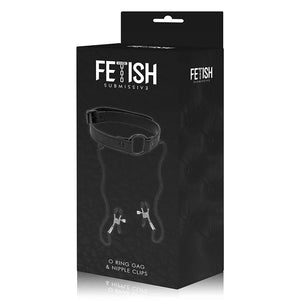 Fetish Submissive – Anneau billon avec pinces télémon
