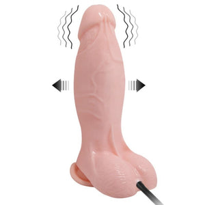 Baile – Gode vibrant et gonflable réaliste 18.8 cm