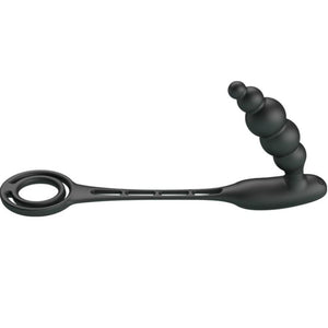 Pretty Love – Anneaux pénis avec plug vibrateur