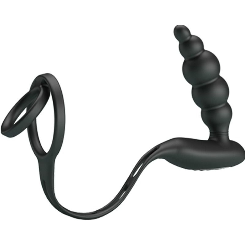 PRETTY LOVE - ANILLOS PENE WITH PLUG VIBRADOR