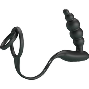 Pretty Love – Anneaux pénis avec plug vibrateur