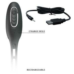 Pretty Love – Anneaux pénis avec plug vibrateur