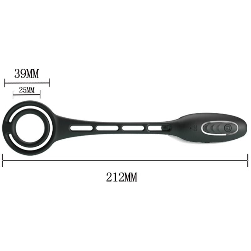 PRETTY LOVE - ANILLOS PENE WITH PLUG VIBRADOR
