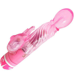 Baile – Vibrateur multivitesses avec stimulateur rose