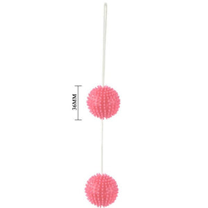 Baile – Balles texturées rose profondement plaisir 3.6 cm