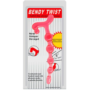 Baile – Balles anal rouges bendy twist