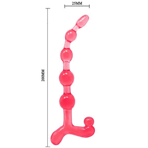 Baile – Balles anal rouges bendy twist