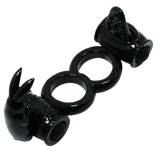 Baile – Sweet ring double anneau avec double lapin