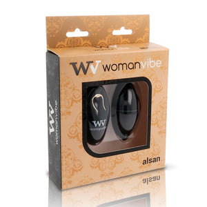 Womanvibe – Alsan egg telecommande noir silicone noir