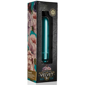 Rocks-off – Balle vibrant touche de petales de paon en velours