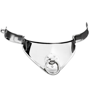 Metal Hard – Collier de retenue avec anneau et cadenas 12,5 cm