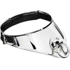 Metal Hard – Collier de retenue avec anneau et cadenas 12,5 cm