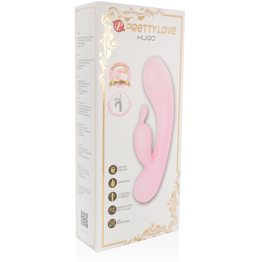 PRETTY LOVE - SLIMME HUGO VIBRADOR KONIJN MET OREJITAS
