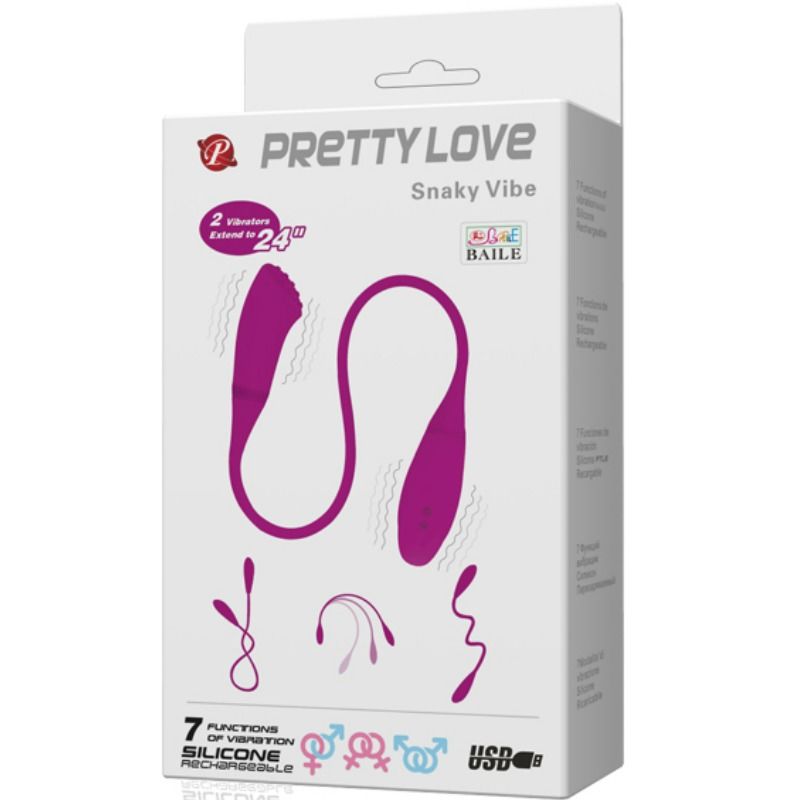 PRETTY LOVE - SMART SNAKY VIBE VIBRADOR 2 MOTOREN