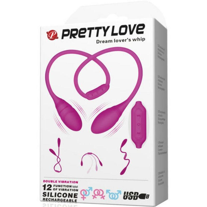 PRETTY LOVE - STIMULERENDE UNISEX DREAM LOVERS WHIP