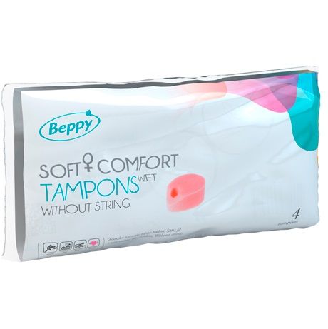 Beppy – Tampons soft confort humide 4 unités