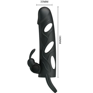 Pretty Love – Housse en silicone avec vibration 14 cm 2.0