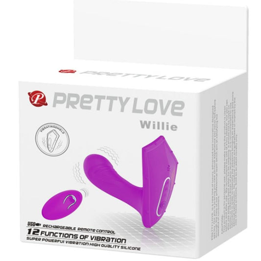 PRETTY LOVE - WILLIE ESTIMULATOR CONTROLE AFSTANDSBEDIENING