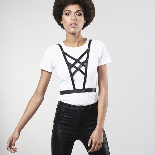 JEWELRY - INDISCRETS MAZE ARNES CRUZADO CON ESCOTE NEGRO