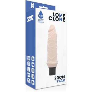 LoveClone – Vibrateur autolubrifiant ivar 20 cm -o- 3.7 cm