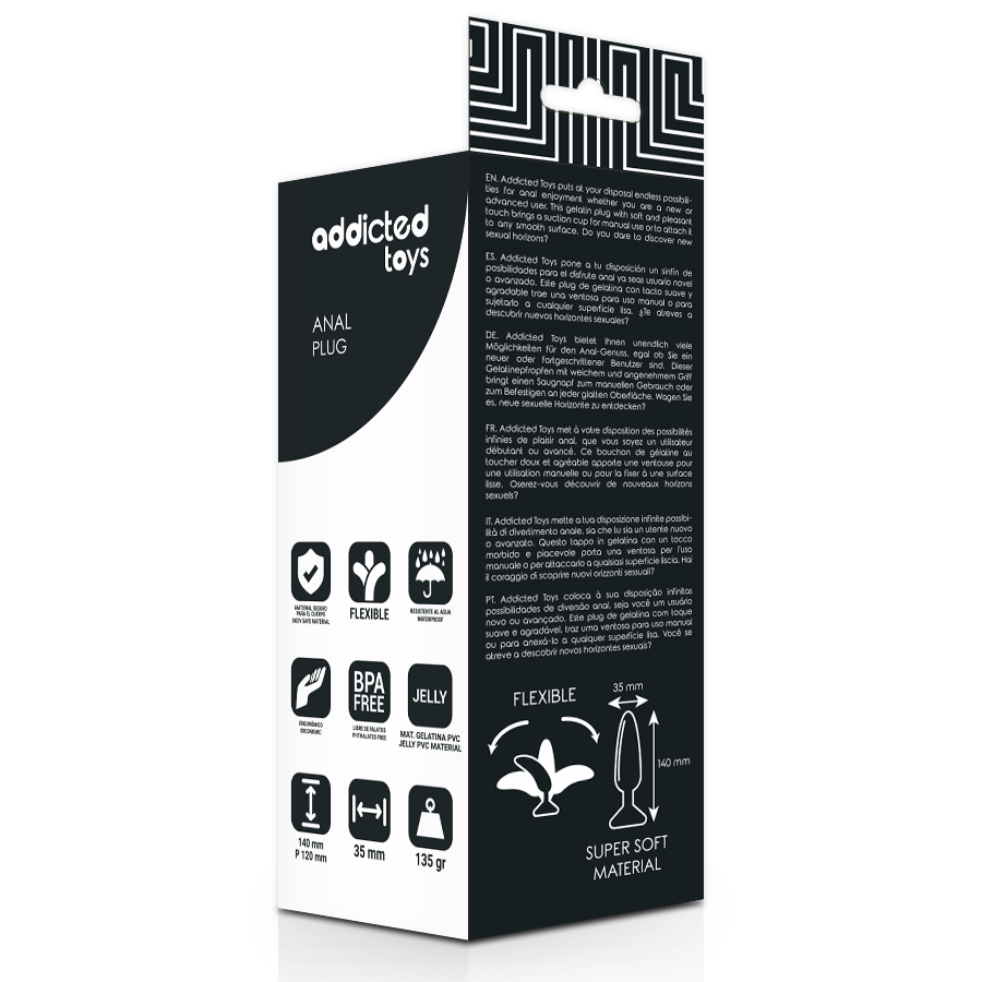 ADDICTED TOYS - ANAAL PLUG 13,5 CM