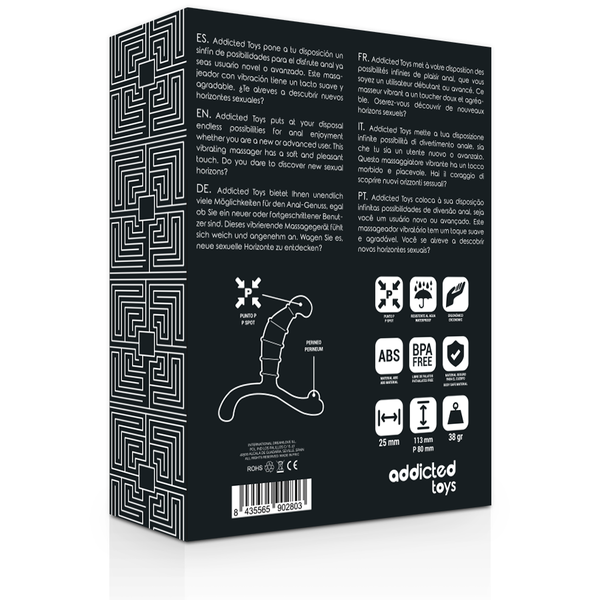 Addicted Toys – Plaisir anal prostate noir