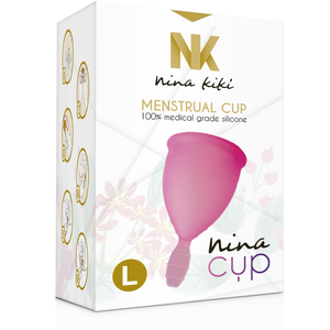 Nina Kikí – Coupe menstruelle rose - taille L