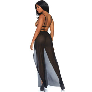 Leg Avenue – Robe maxi cage et string S/M