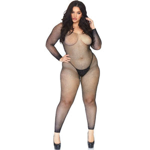 Leg Avenue – Bas de corps en filet cristallisé leg avenue - 1x-2x