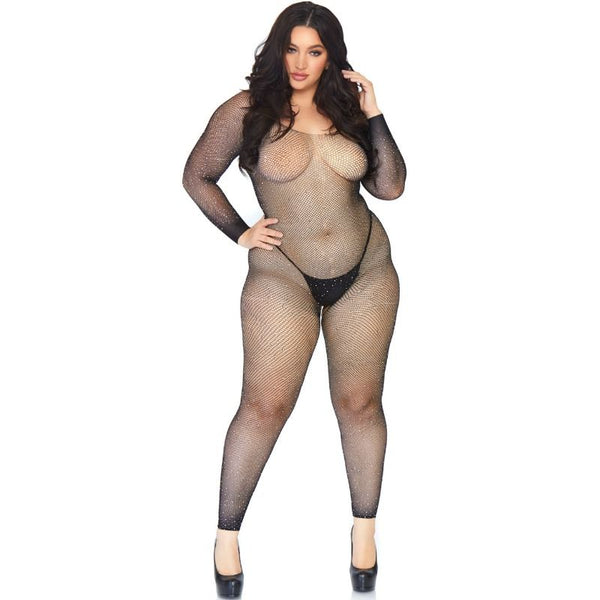 Leg Avenue – Bas de corps en filet cristallisé leg avenue - 1x-2x