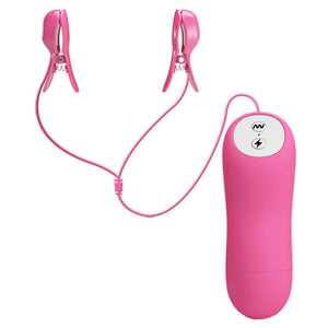 Baile – Pizzas ondes romantiques avec vibration et électrochoc fuchsia