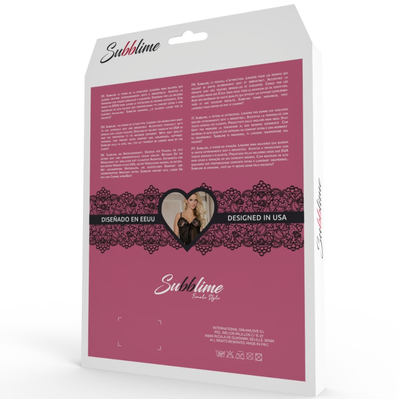 SUBBLIME - SET ENSEMBLE DEUX PIÈCES  FRANGES L / XL