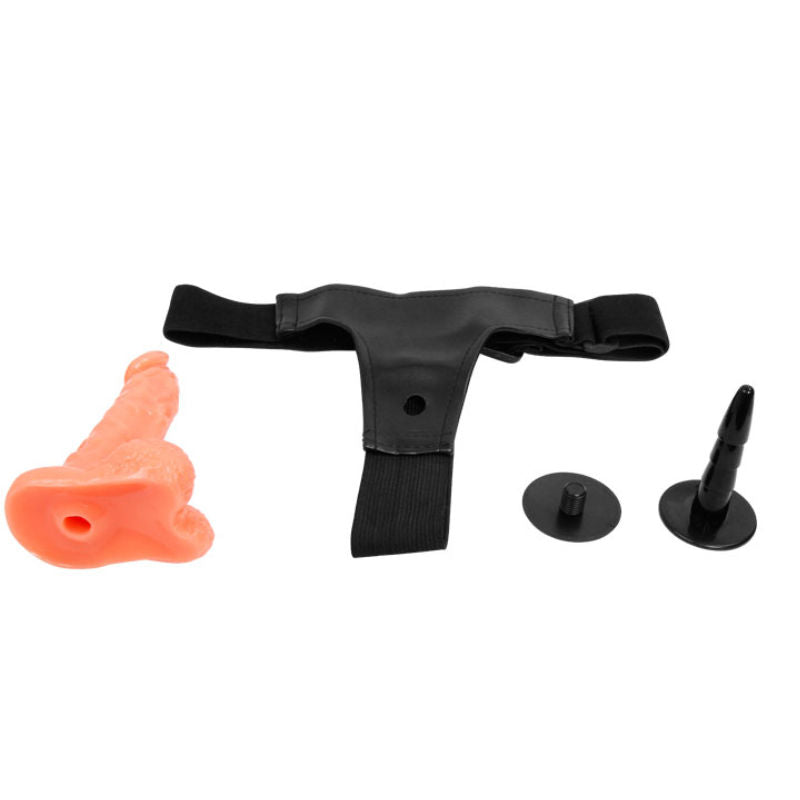 BAILE - ARNES CON PENE REALISTICO Y BRAGUITA VERSTELBAAR ULTRA PASSIONAAT 15,5 CM