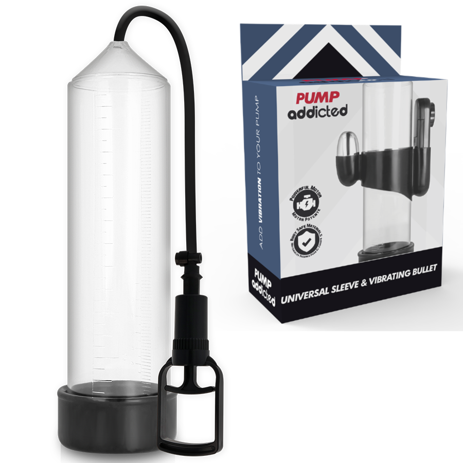 Pump Addicted – Vibrateur transparent rx7