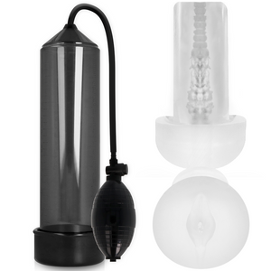 Pump Addicted – Rx3 noir avec manchon de plaisance