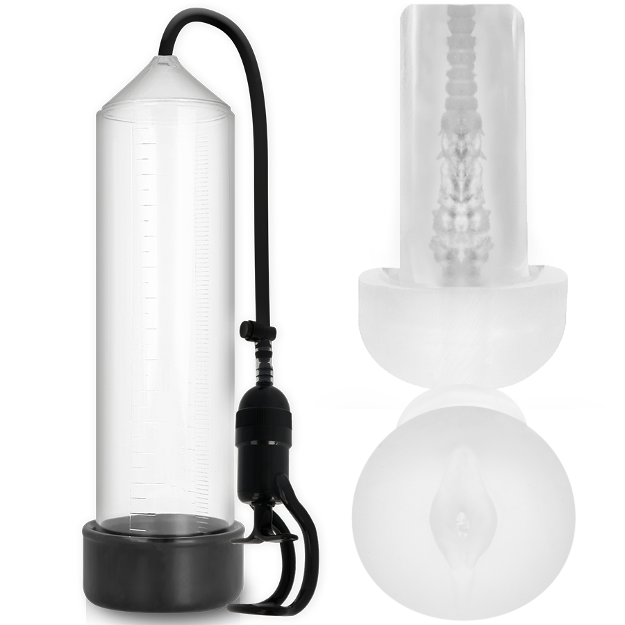 Pump Addicted – Rx5 transparent avec masturbateur