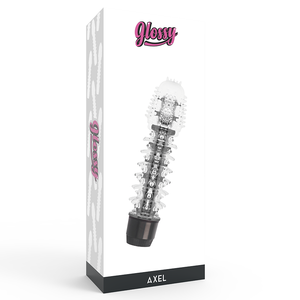 Glossy – Vibrateur axel noir