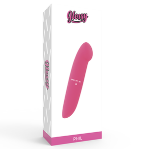 Glossy – Vibrateur phil rose