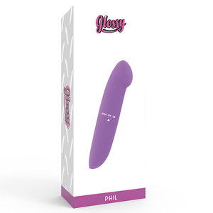 Glossy – Vibrateur phil violet