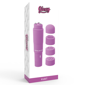 Glossy – Masseur de poche kurt violet