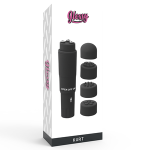 Glossy – Masseur de poche kurt noir